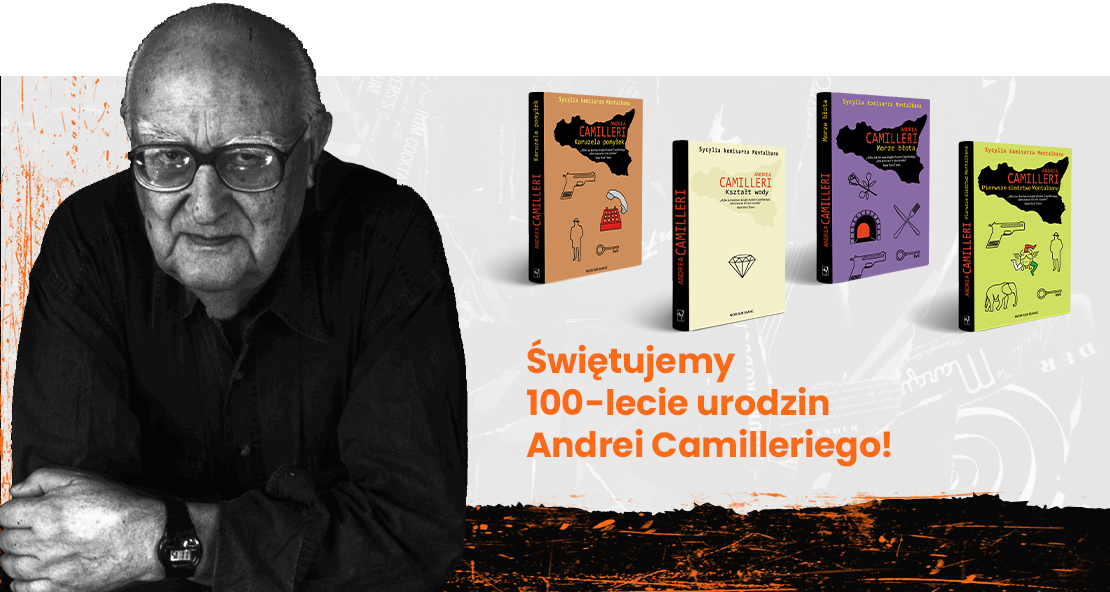 Baner 100-lecie urodzin Andrei Camilleriego