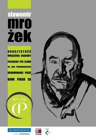 NAGRODA DLA SŁAWOMIRA MROŻKA i ZAPROSZENIE NA SPOTKANIE Z MISTRZEM